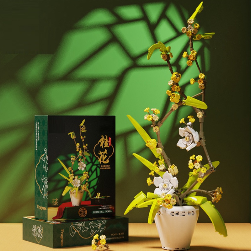 Diy Electronics For Adults - Building Block Fiore Orchidea Serie Bonsai