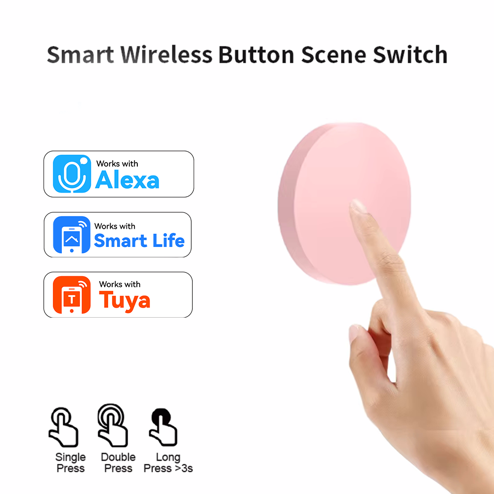 Diy Electronics Button - Pulsante Wireless Intelligente ZigBee per Scenari,