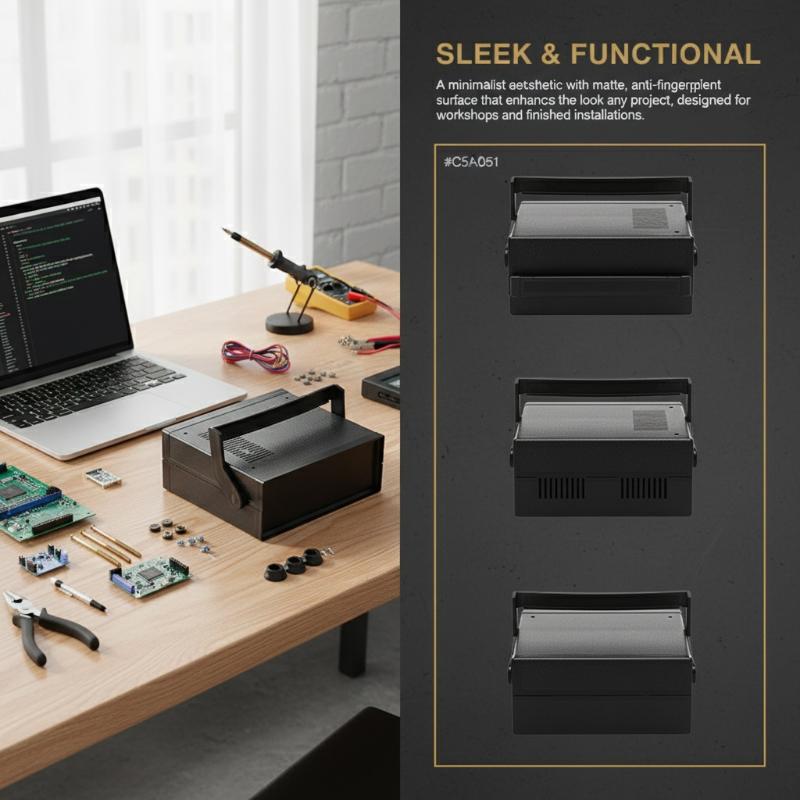 Diy Electronics Storage - Contenitore Elettronico in Plastica Impermeabile 200x175x70mm