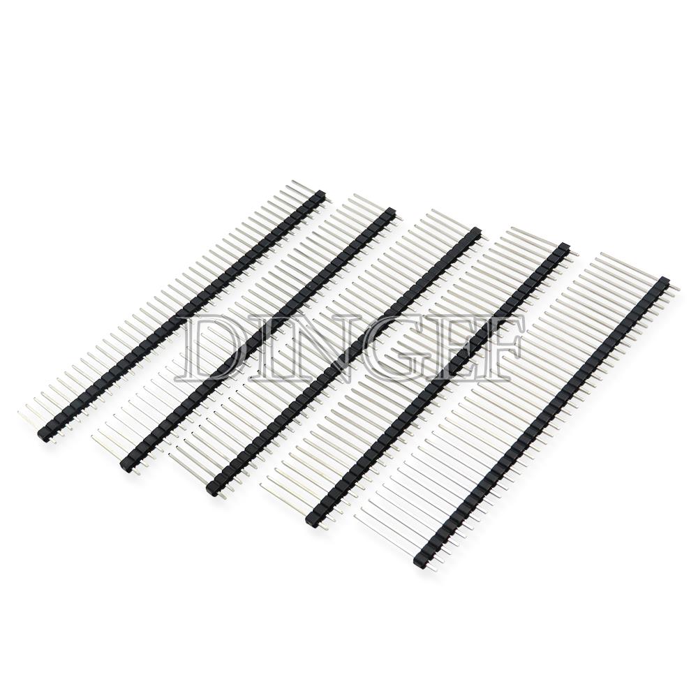 Male Female Header Pin - 5PCS 40PIN 2.54 millimetri Singola Fila