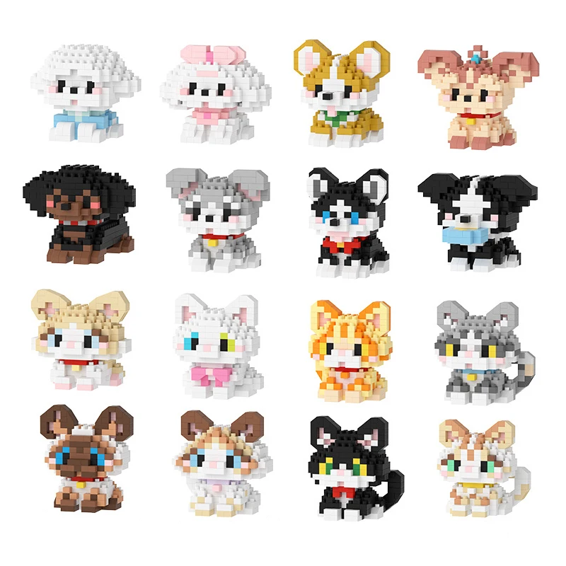 Diy Electronics For Adults - Animale Micro Building Blocks Set Ocelot