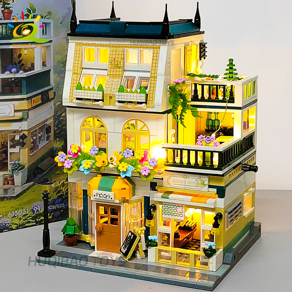 Diy Electronics For Adults - HUIQIBAO 997PCS Mini Giardino Hotel Modello