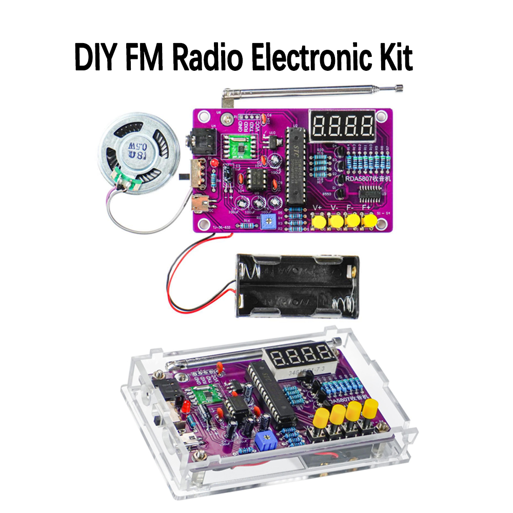 Diy Electronics Project Kit - Kit Radio FM Fai-da-Te 87-108MHz con