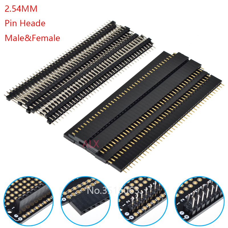 Male Female Header Pin - 5/10 Pezzi Connettore JST a 40