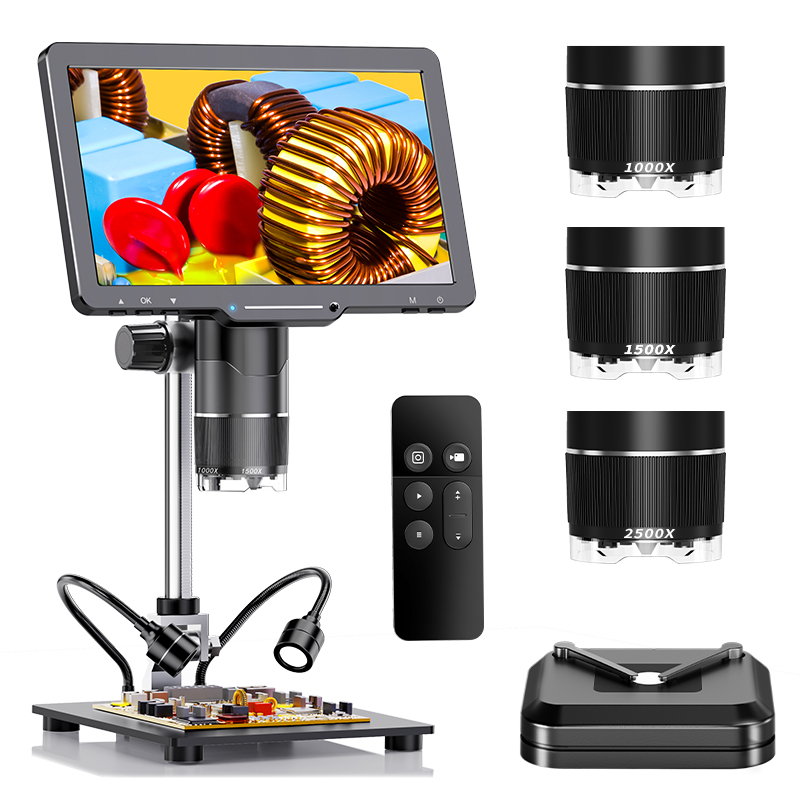 Diy Electronics Microscope - Microscopio digitale HDMI 2500X 3 lenti