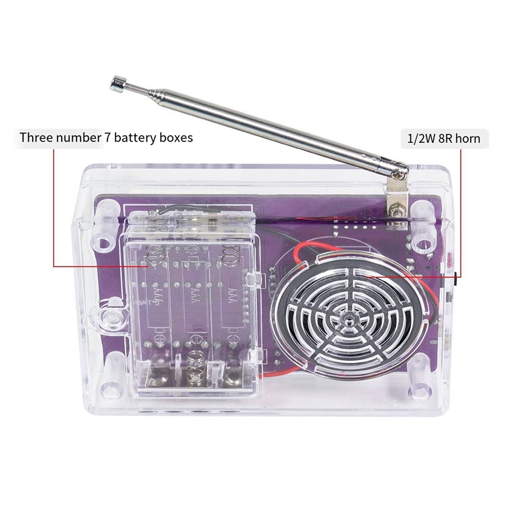 Diy Electronics Project Kit - GROCE-Nuovo HU-017B Kit elettronico radio FM