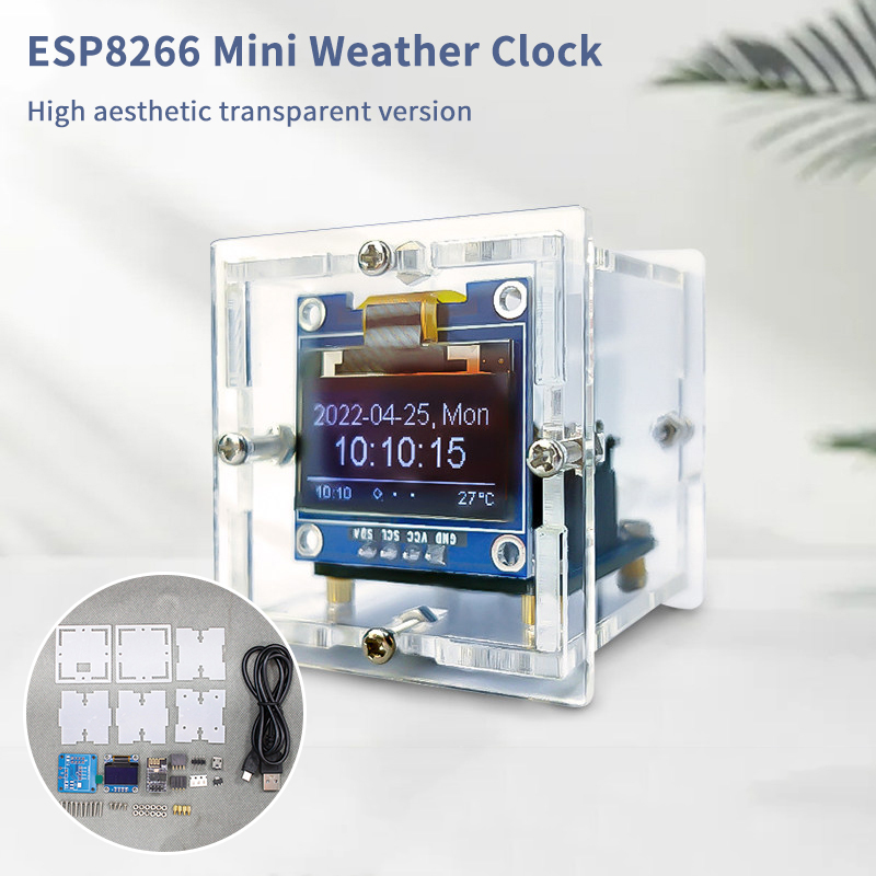 Kit Orologio Meteo Mini ESP826 - Diy Electronics Project Kit recensione e prezzo