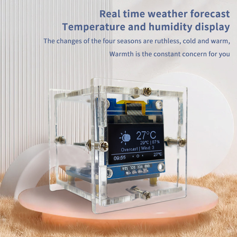 Kit Orologio Meteo Mini ESP826 - Diy Electronics Project Kit recensione e prezzo