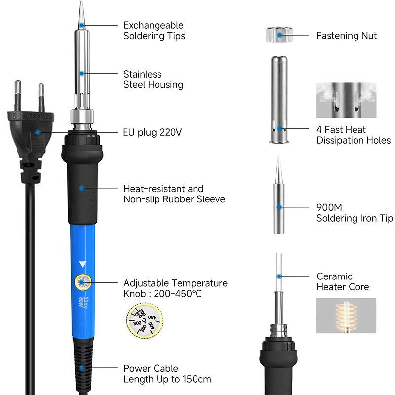 Kit Saldatore Elettrico 220V 6 - Diy Electronics News recensione e prezzo