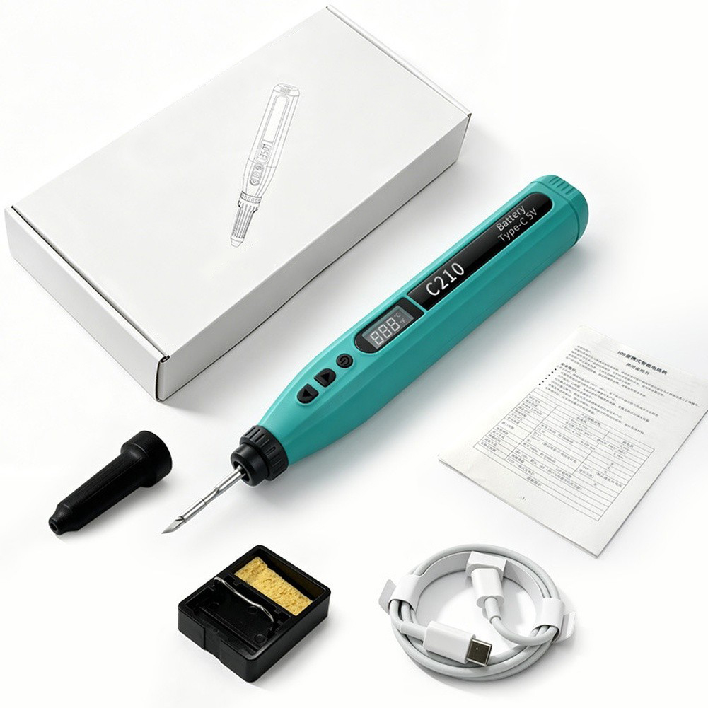 Set di saldatore digitale USB  - Diy Electronics Storage recensione e prezzo