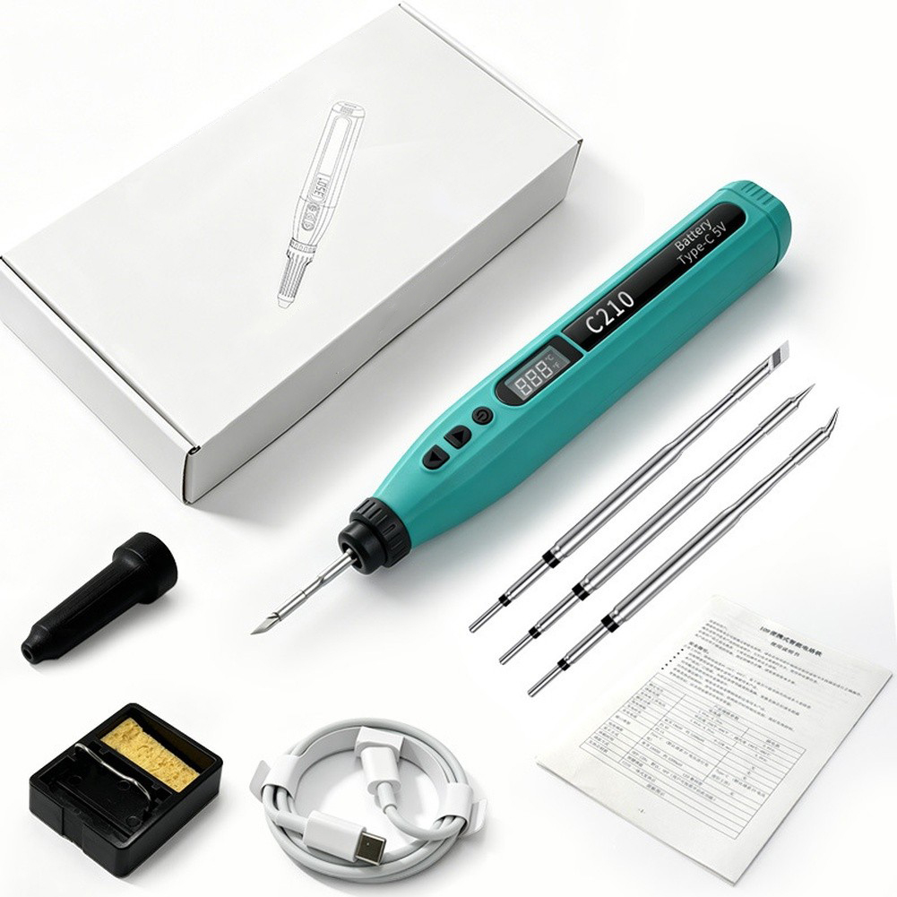 Set di saldatore digitale USB  - Diy Electronics Storage recensione e prezzo