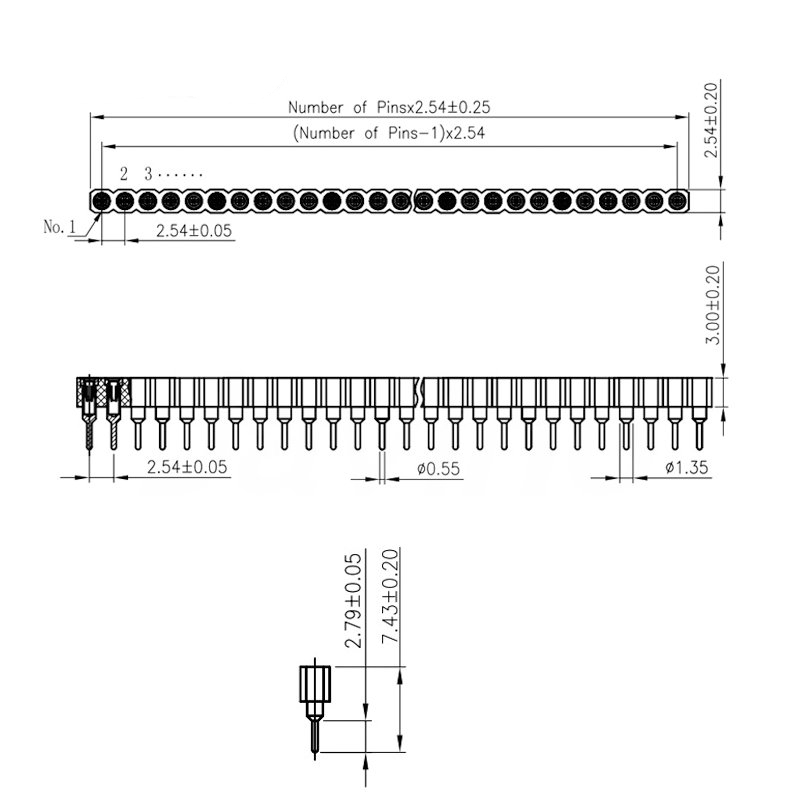 Javino 5/20/50 Pz 1x40 Spille  - Male Female Header Pin recensione e prezzo