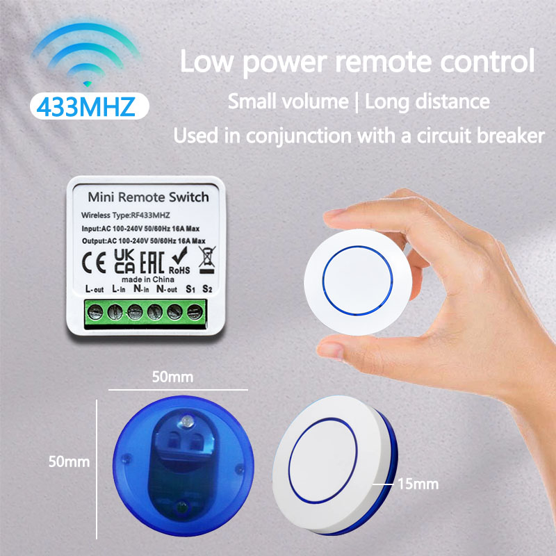 Interruttore Luce Wireless 433 - Diy Electronics Button recensione e prezzo