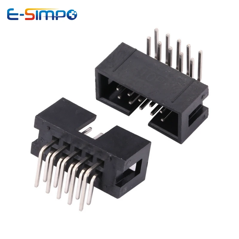 10 pz DC3 2.54mm DIP RA Ad Ang - Male Female Header Pin recensione e prezzo