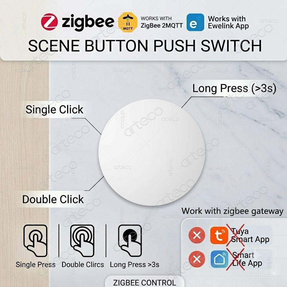 Interruttore a pulsante Zigbee - Diy Electronics Button recensione e prezzo