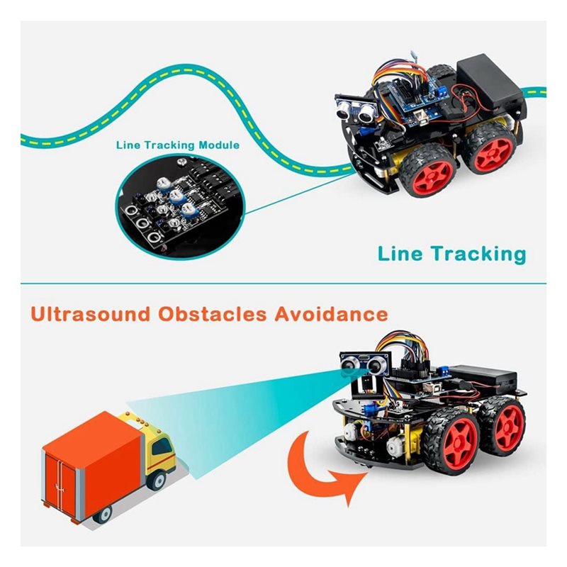 Kit Auto Robot Intelligente WO - Arduino Uno Starter Kit recensione e prezzo