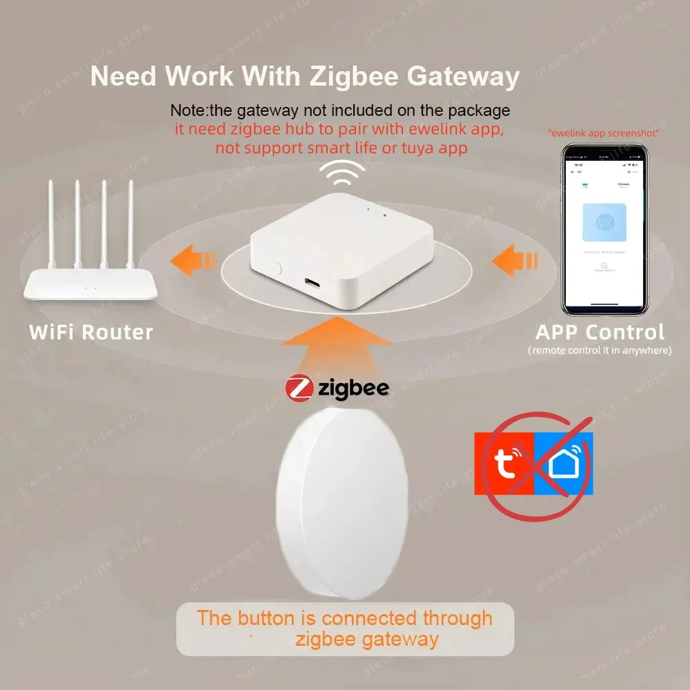 Pulsante Scenari Zigbee, Inter - Diy Electronics Button recensione e prezzo