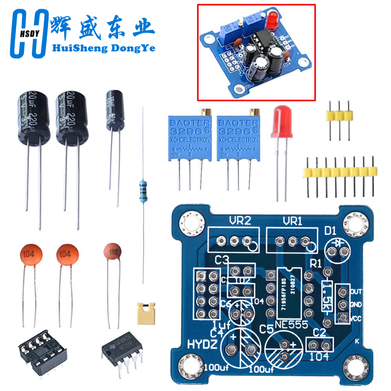 NE555 Generatore di impulsi Ci - Diy Electronics Project Kit recensione e prezzo